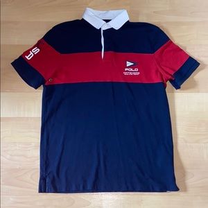 Ralph Lauren Navy Blue & Red Polo